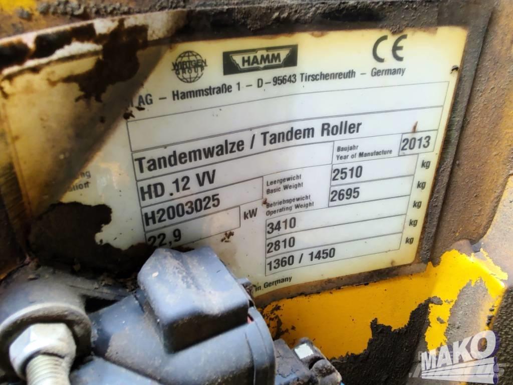 Hamm HD 12 VV Катки тротуарные