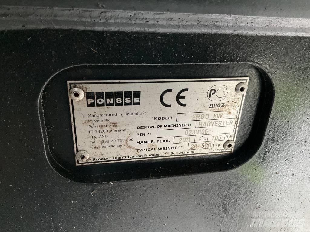 Ponsse ERGO 8W Харвестеры