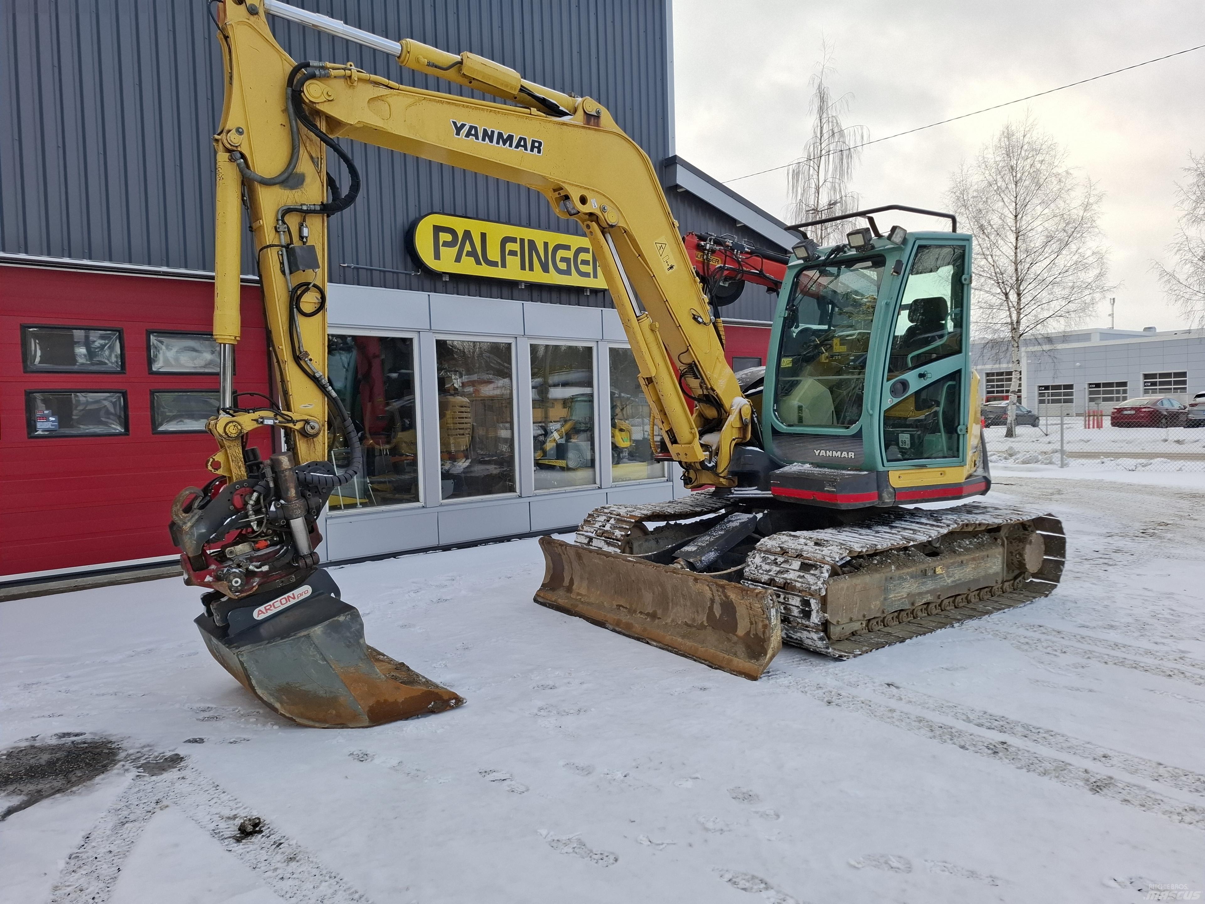 Yanmar SV100-1A Малые экскаваторы 7т-12т