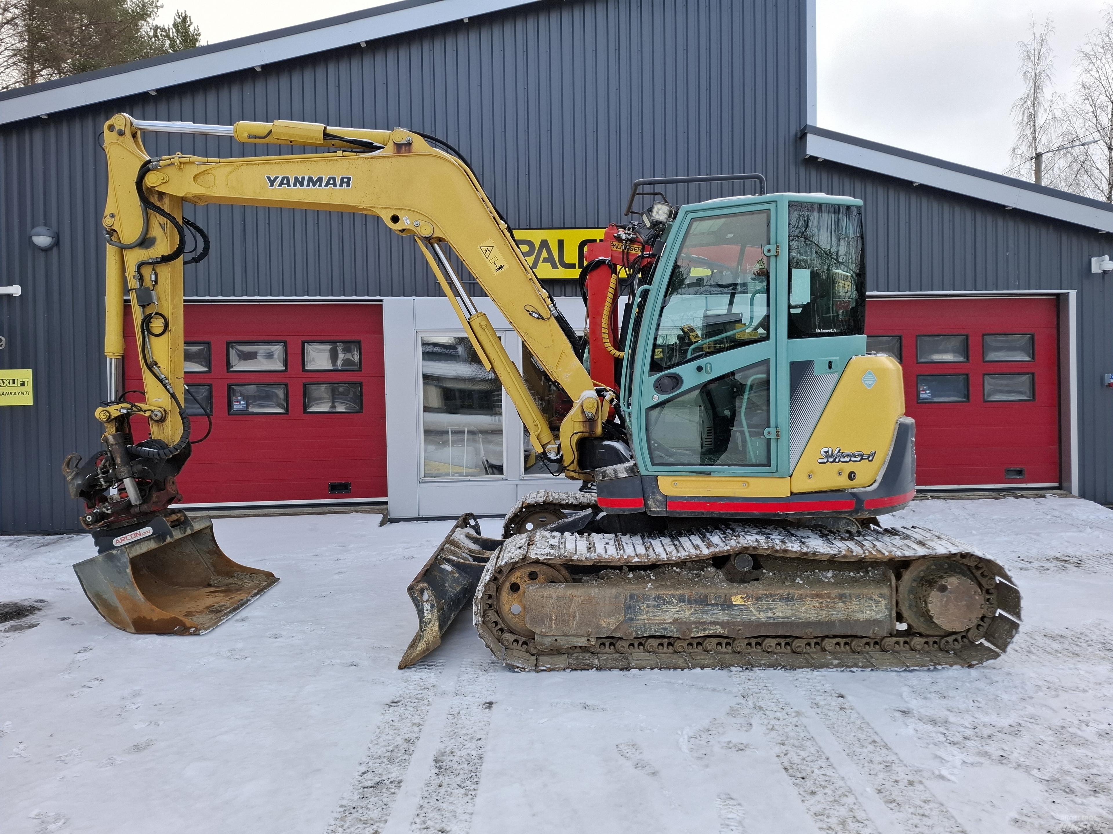 Yanmar SV100-1A Малые экскаваторы 7т-12т