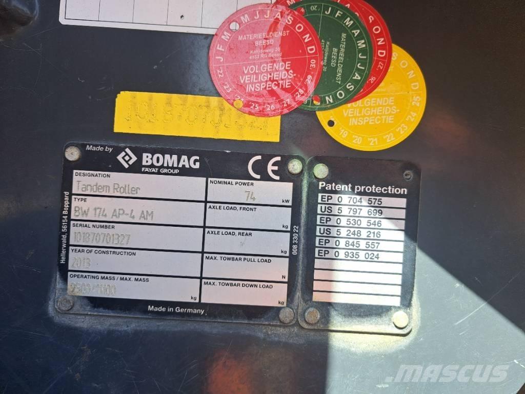 Bomag BW174 AP-4 AM Катки тротуарные