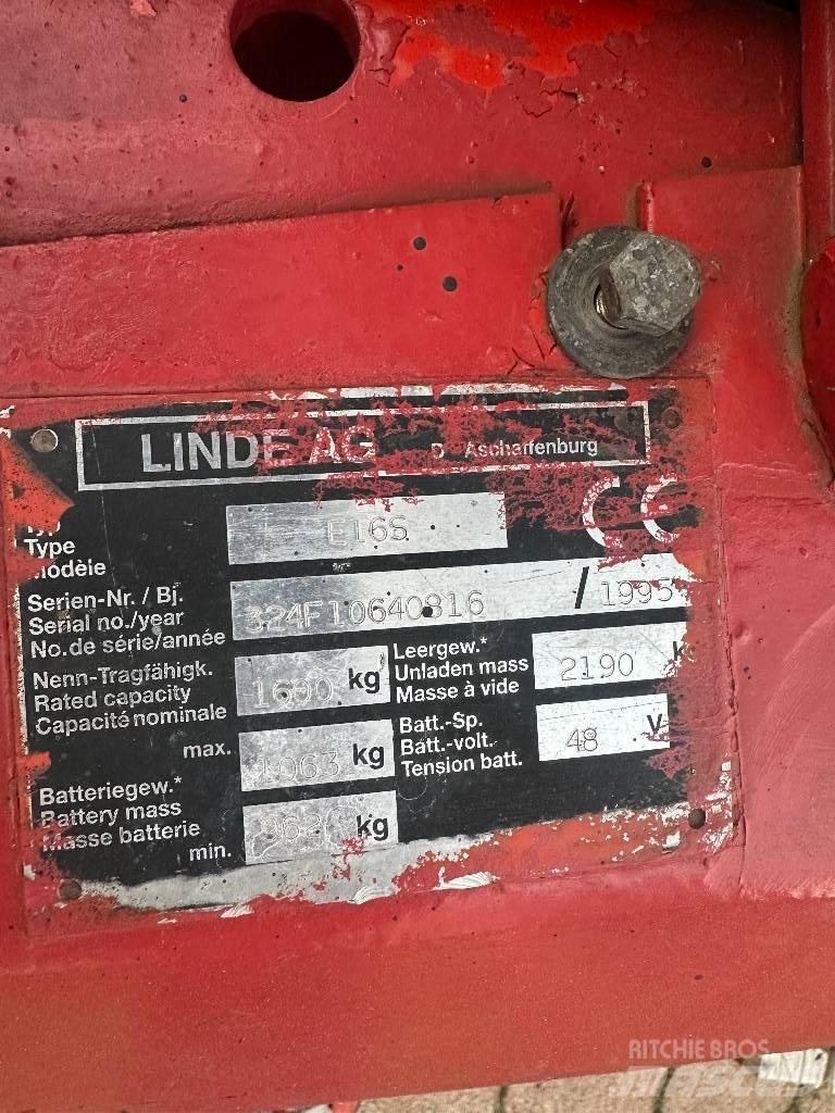 Linde E 16 S Электропогрузчики