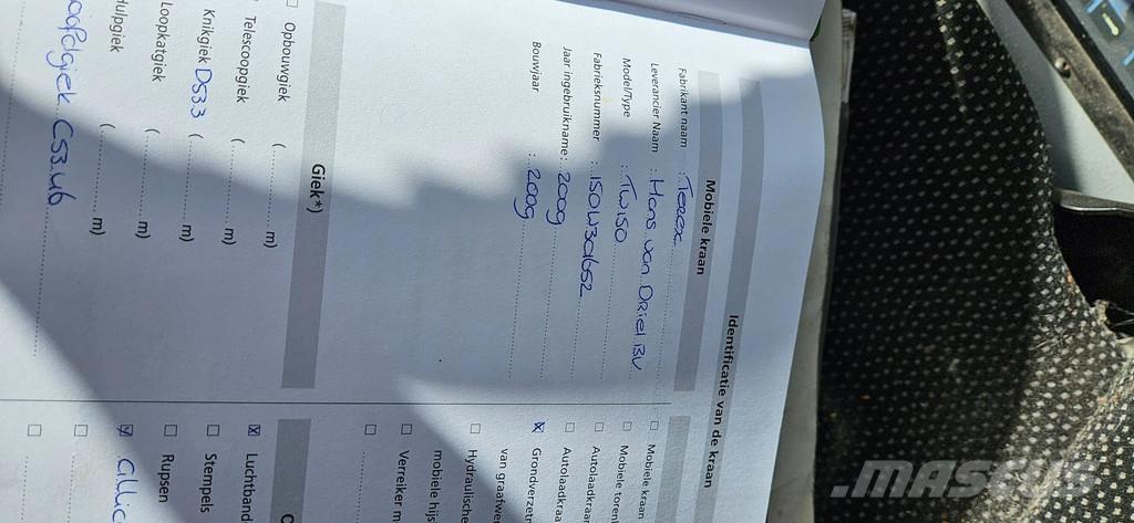 Terex TW150 Колёсные экскаваторы