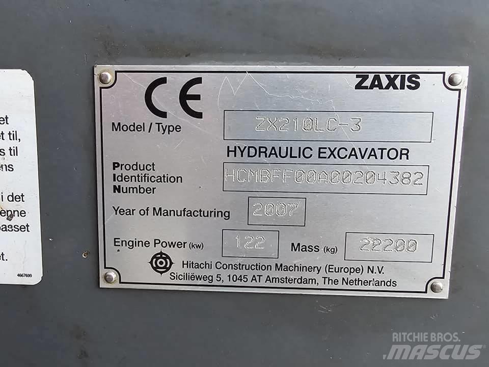 Hitachi ZX 210 LC-3 Гусеничные экскаваторы