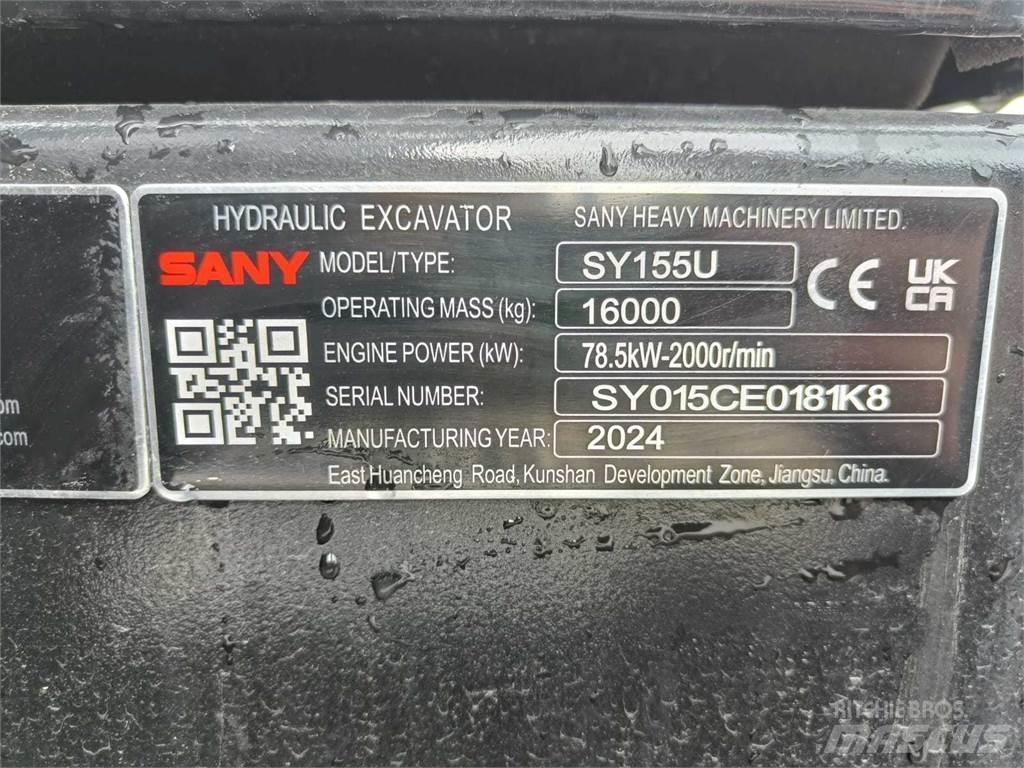Sany SY155U Гусеничные экскаваторы