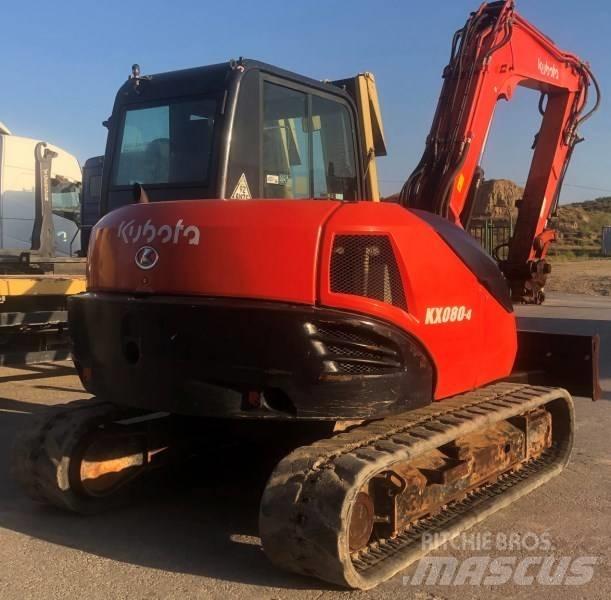 Kubota KX 080-4 Малые экскаваторы 7т-12т
