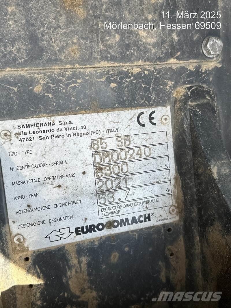 Eurocomach 85SB Мини-экскаваторы