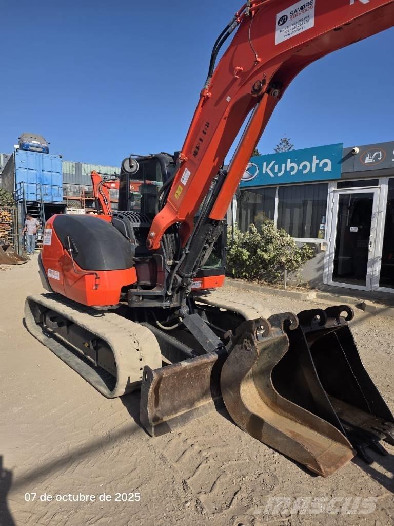 Kubota KX 080-4a2 Малые экскаваторы 7т-12т