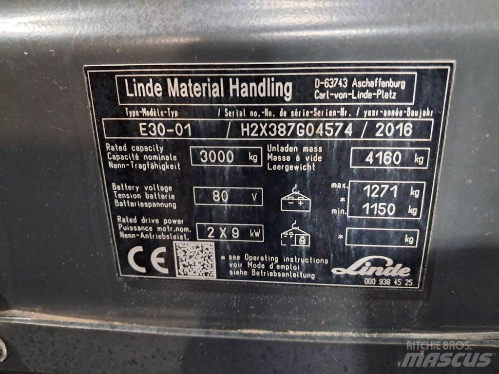 Linde E30-01 Электропогрузчики