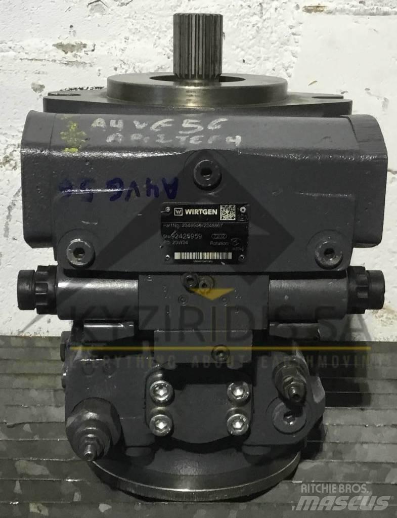 Wirtgen A4VG56 Гидравлическая система
