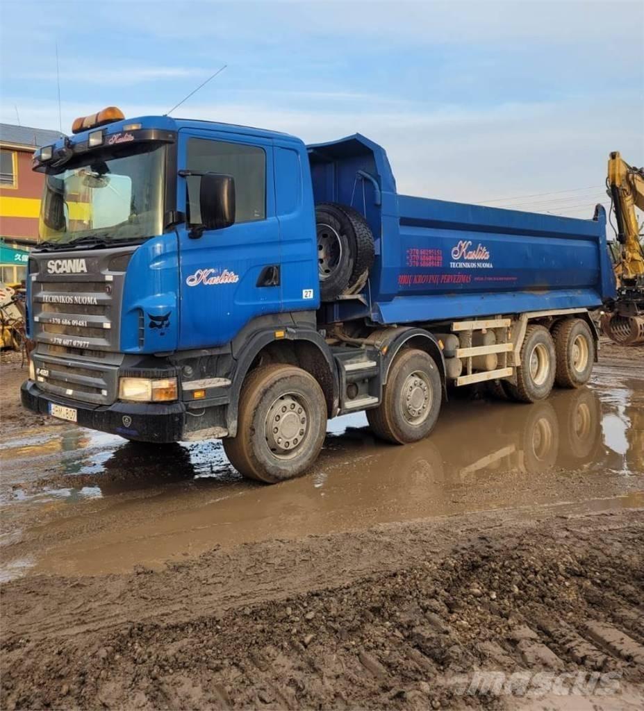 Scania R420 8x4 Скиповые погрузчики