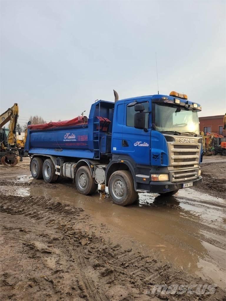 Scania R420 8x4 Скиповые погрузчики
