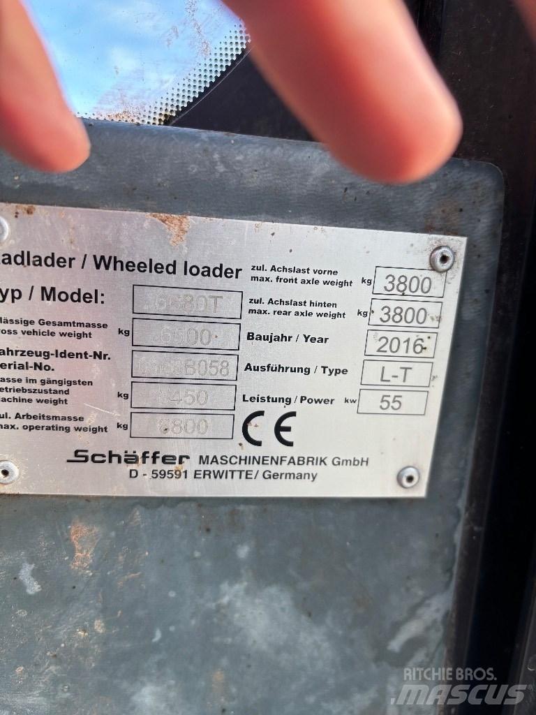 Schäffer 6680 T Телескопические фронтальные погрузчики