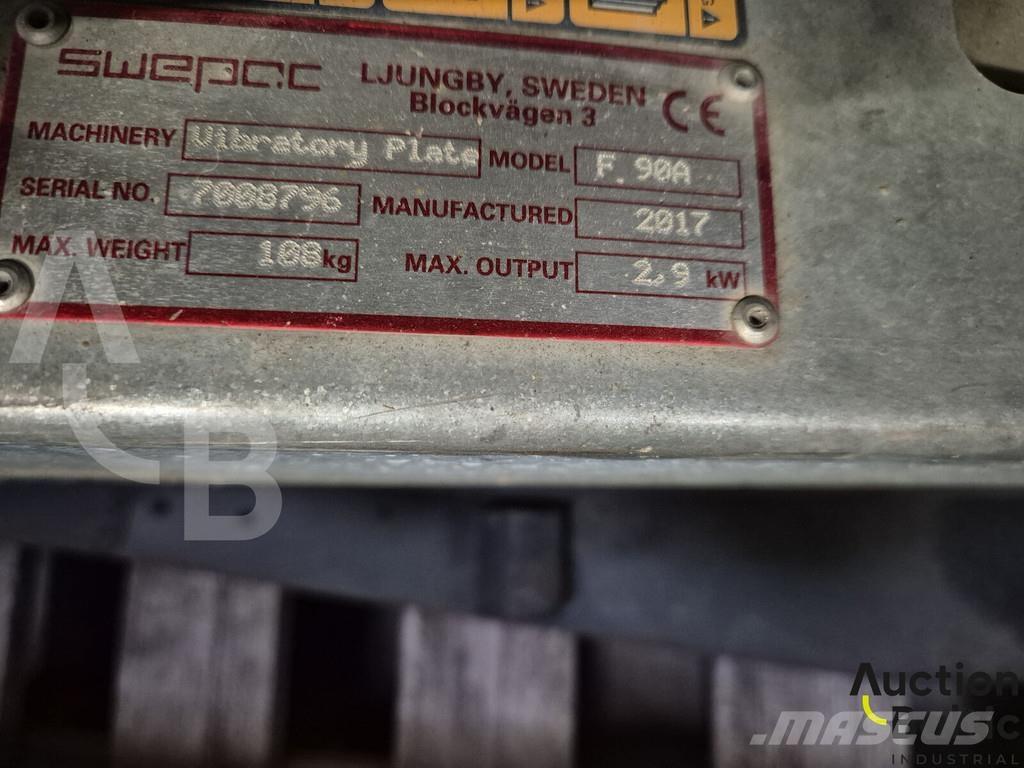 Swepac F.90A Виброплиты и вибротрамбовки