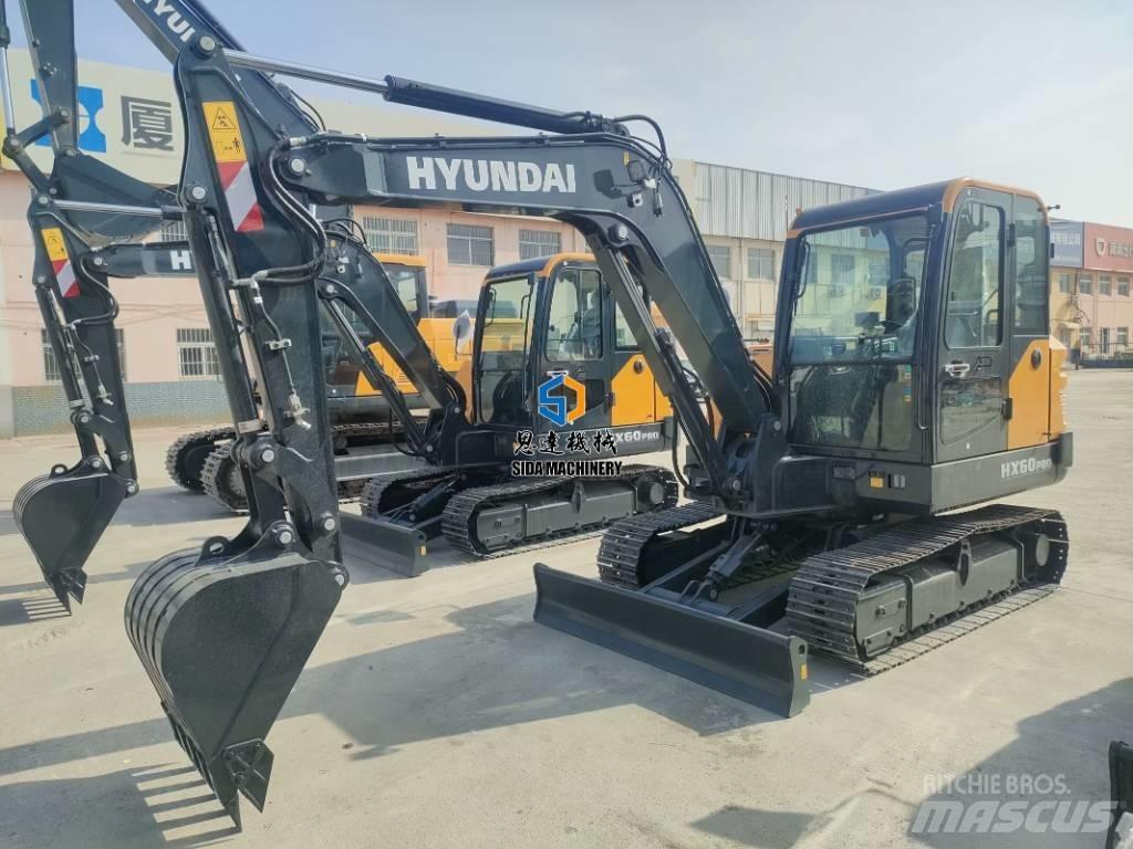 Hyundai HX60Pro Мини-экскаваторы