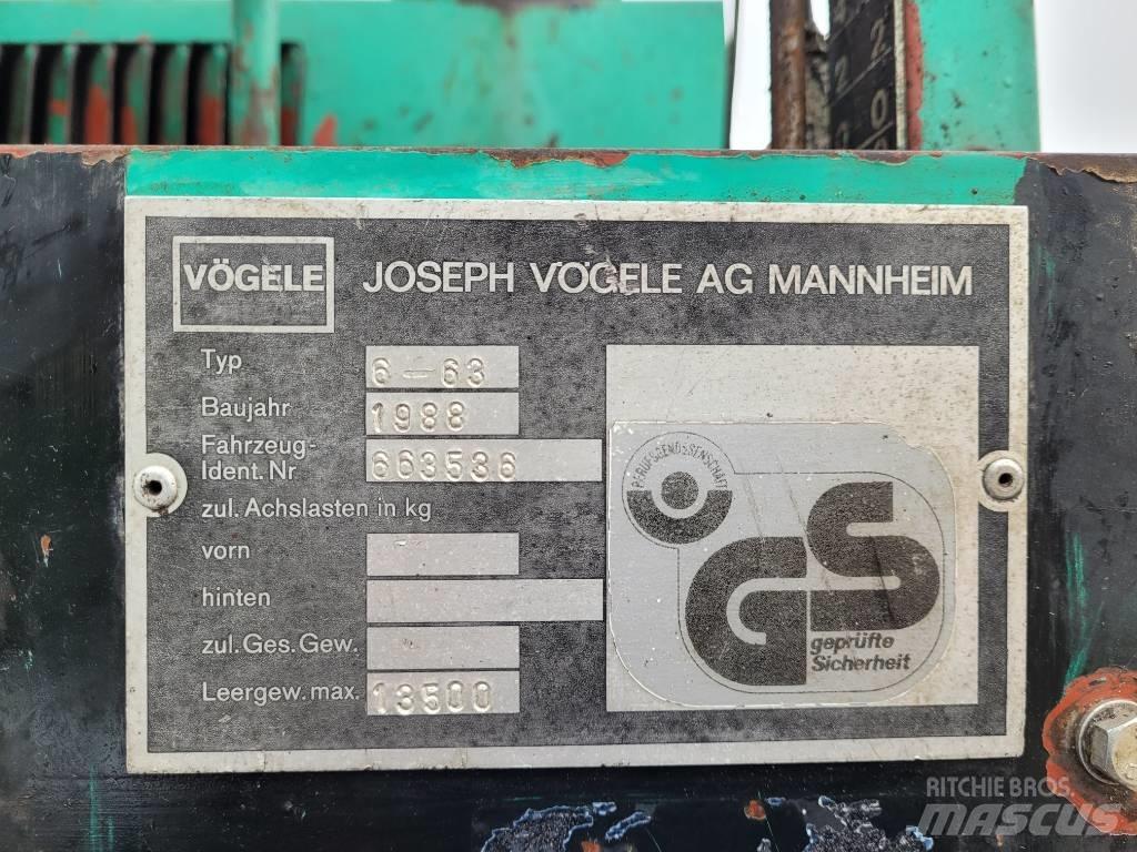 Vögele Super 1500 Асфальтоукладчики