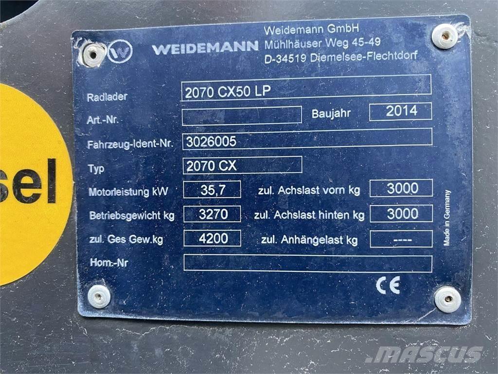 Weidemann 2070 Многофункциональные сельскохозяйственные погрузчики