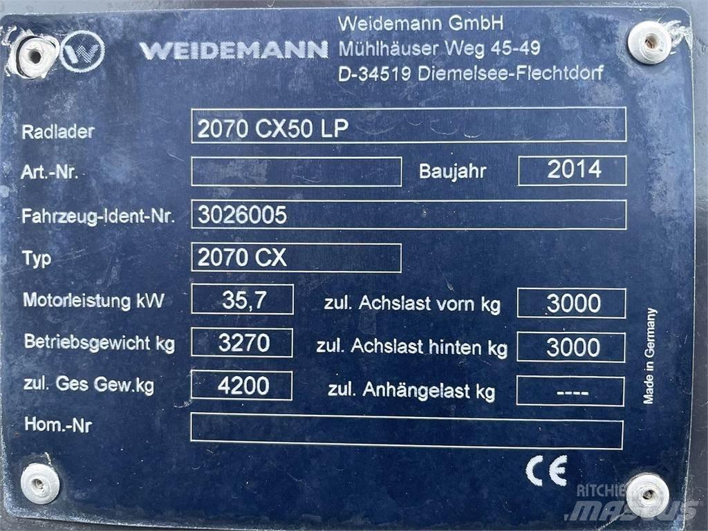 Weidemann 2070 Многофункциональные сельскохозяйственные погрузчики