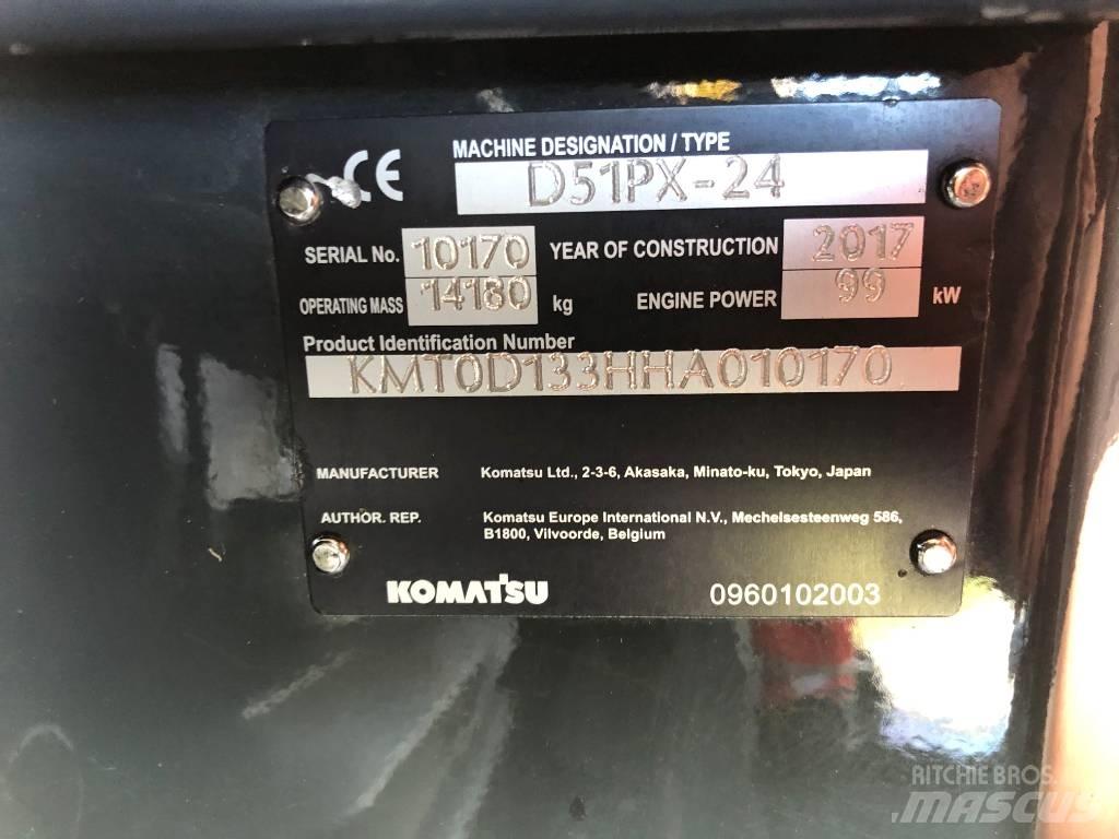 Komatsu D51PX-24 Гусеничные бульдозеры