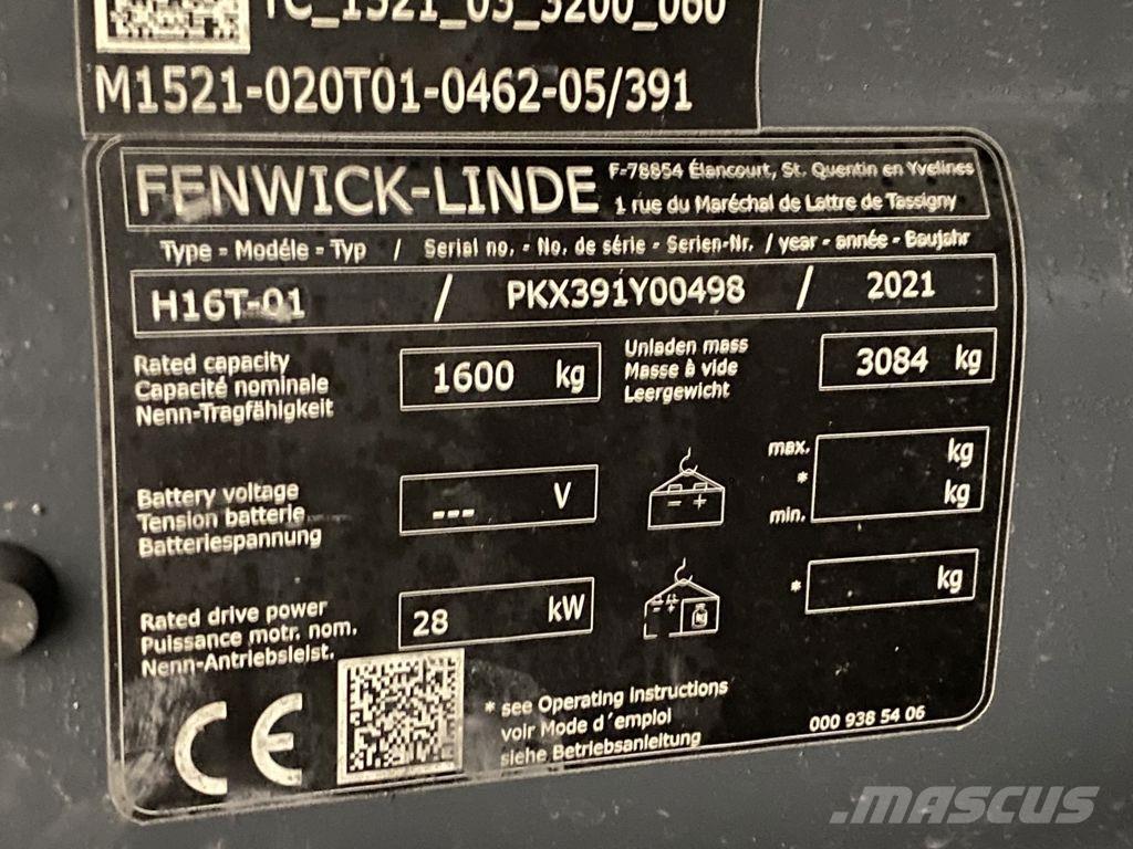 Linde H16T-01 Газовые погрузчики