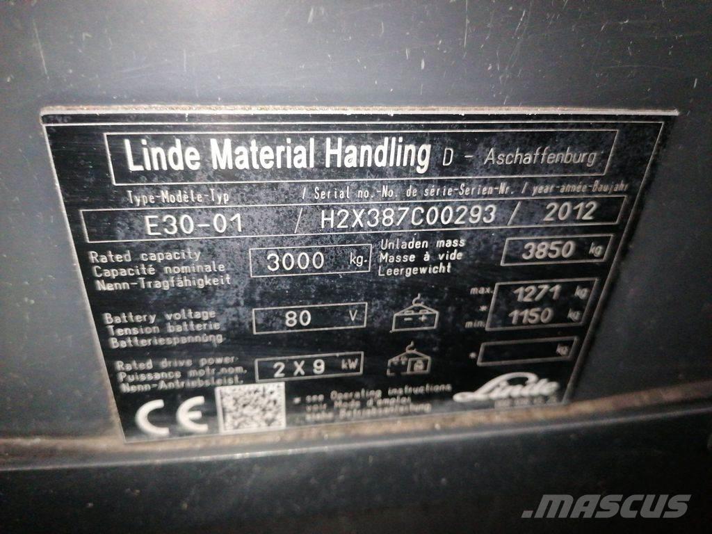Linde E30-01 Электропогрузчики