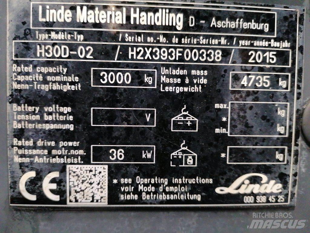 Linde H30D-02 Дизельные погрузчики