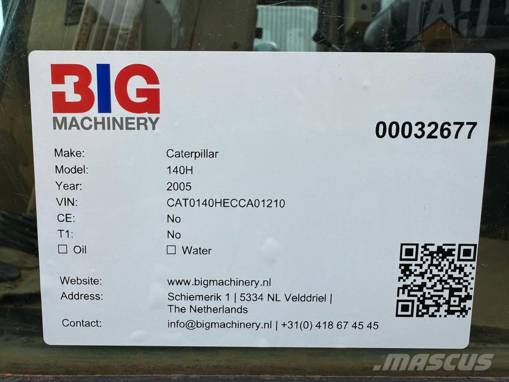CAT 140H Грейдеры