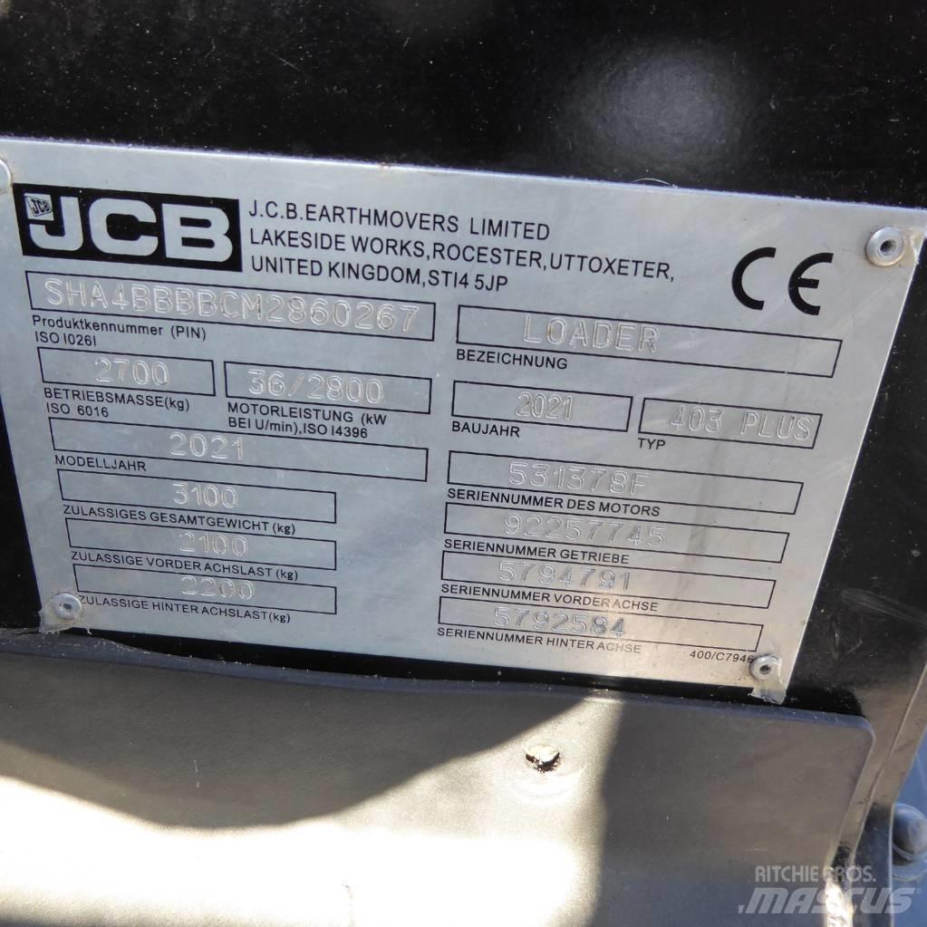 JCB 403 plus Фронтальные погрузчики