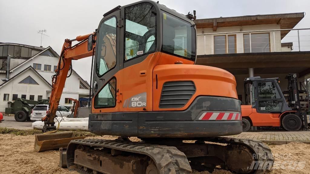 Doosan DX 80 R Малые экскаваторы 7т-12т