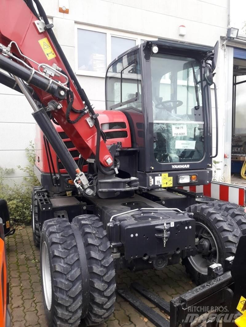 Yanmar B75W Колёсные экскаваторы
