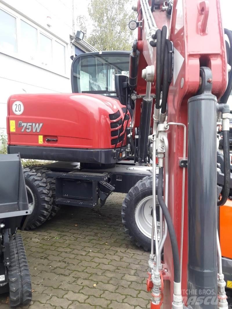 Yanmar B75W Колёсные экскаваторы