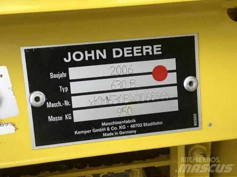 John Deere 630 B Компоненты для зерноуборочных комбайнов