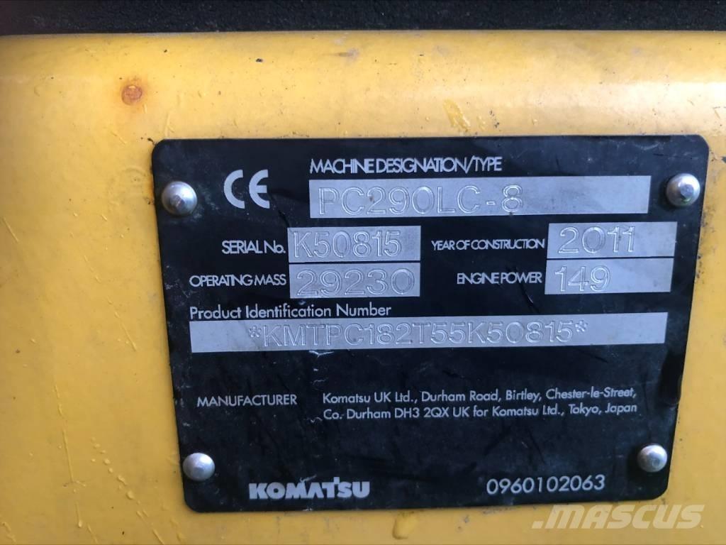 Komatsu PC 290 LC-8 Гусеничные экскаваторы