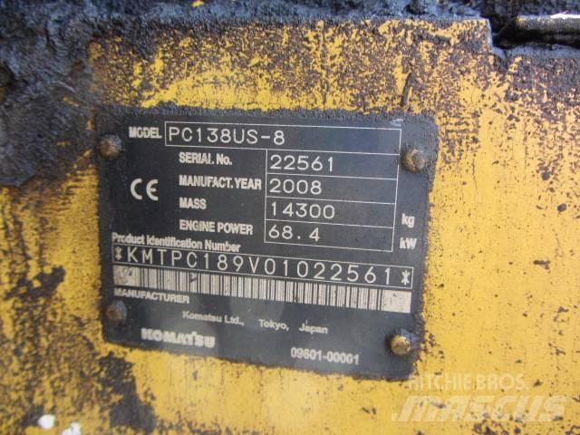 Komatsu PC 138-8 US Гусеничные экскаваторы