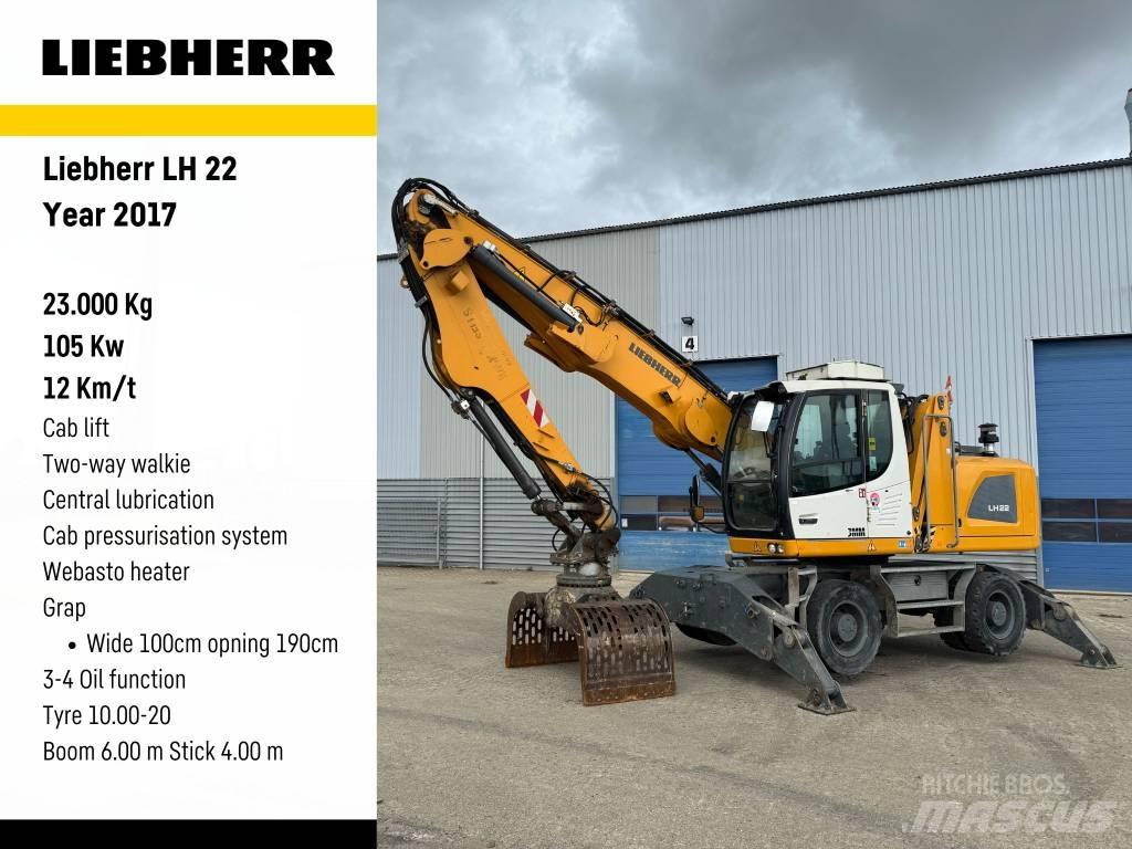 Liebherr LH 22 M Перегружатели металлолома/промышленные погрузчики