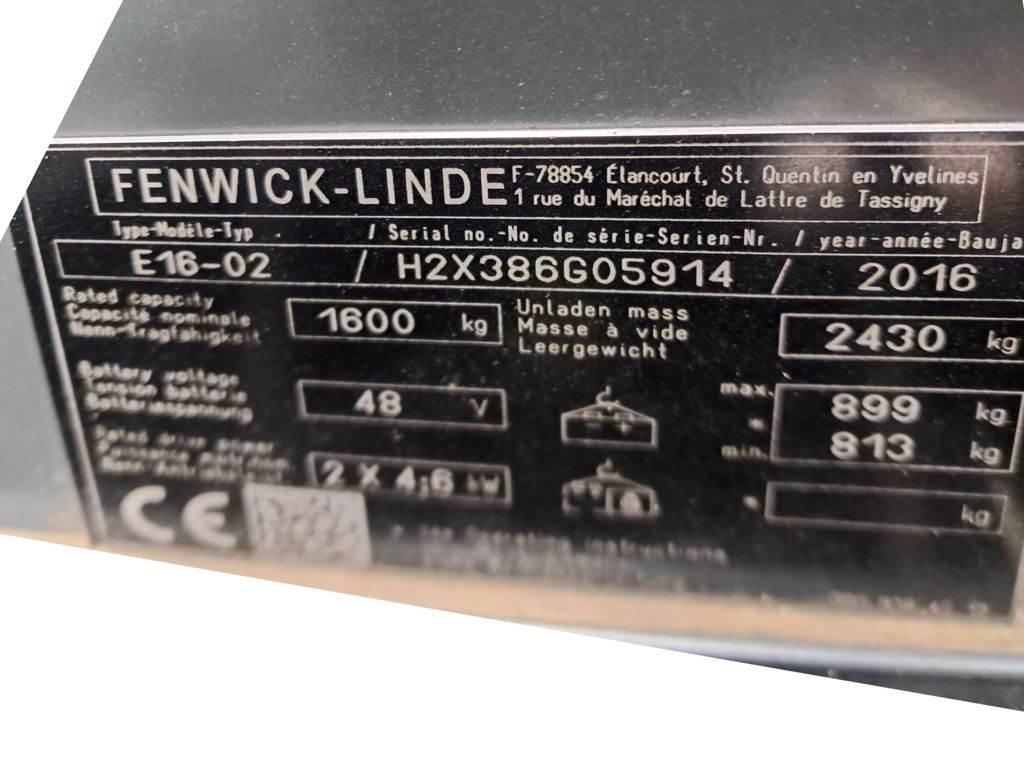 Linde E16-02 Электропогрузчики