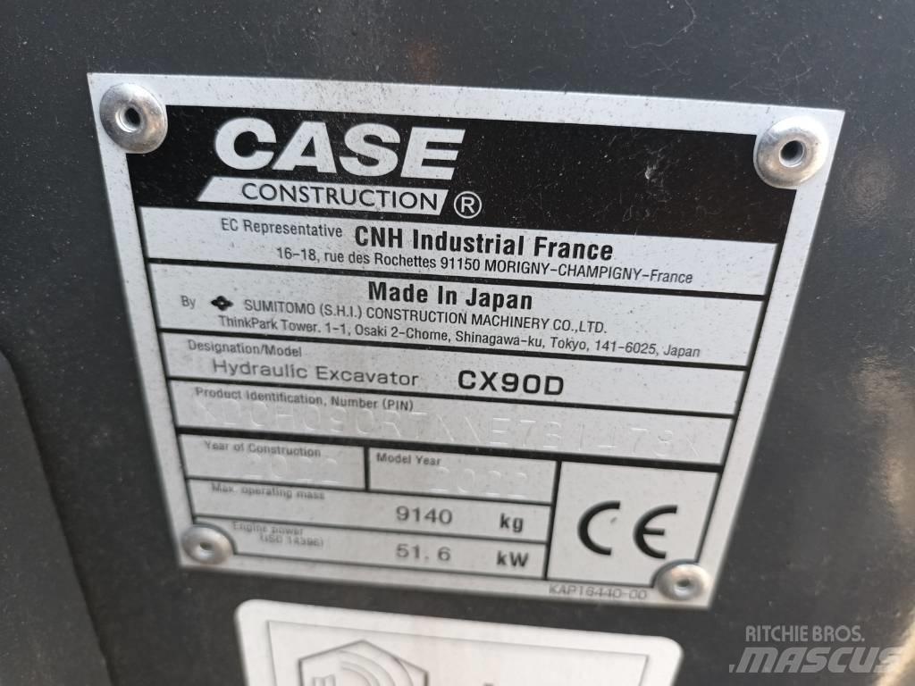 CASE CX 90 D Малые экскаваторы 7т-12т
