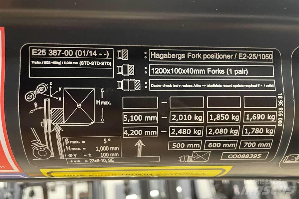 Linde E 25 Электропогрузчики