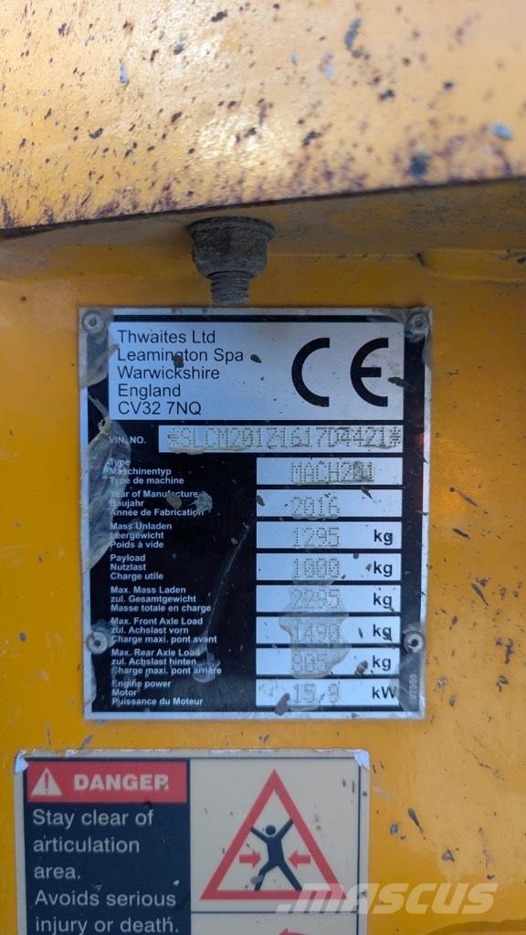 Thwaites 1 ton Мини-самосвалы