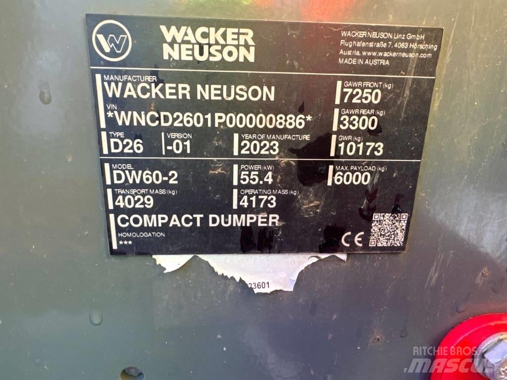 Wacker Neuson DW60-2 Мини-самосвалы