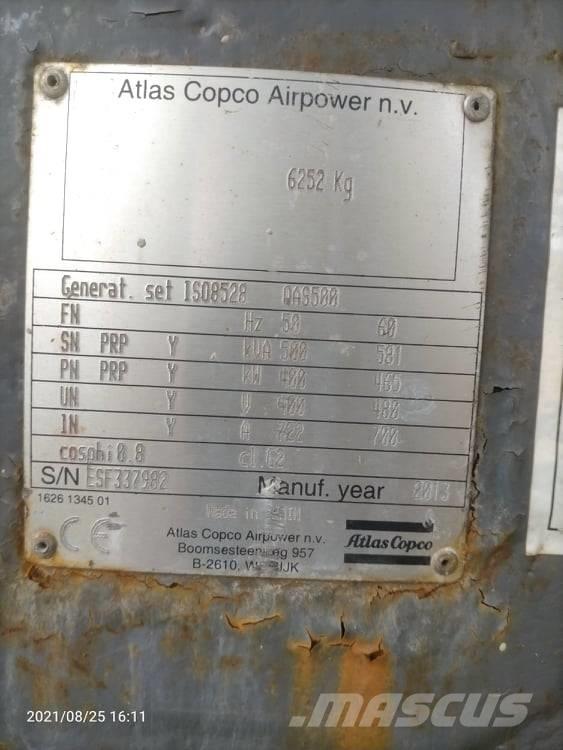Atlas Copco QAS 500 Дизельные генераторы