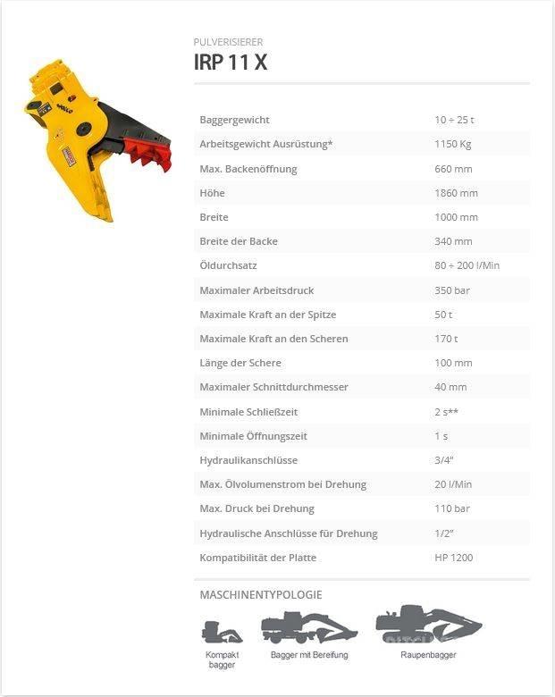 Indeco IRP 11 X Строительные дробилки
