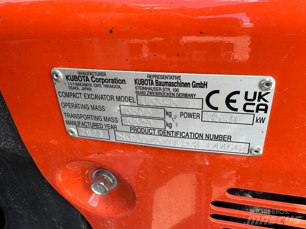 Kubota U 56-5 Мини-экскаваторы