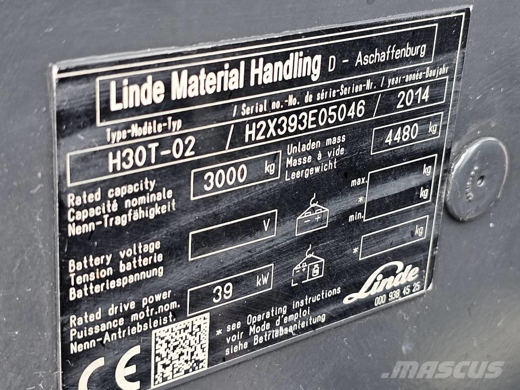 Linde H30T-02 Газовые погрузчики