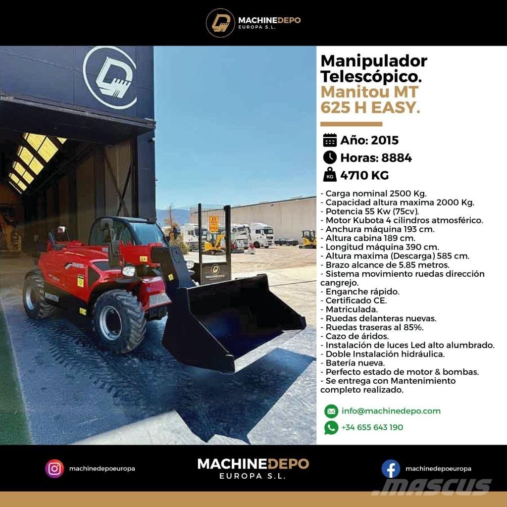 Manitou MT 625 H Телескопические погрузчики