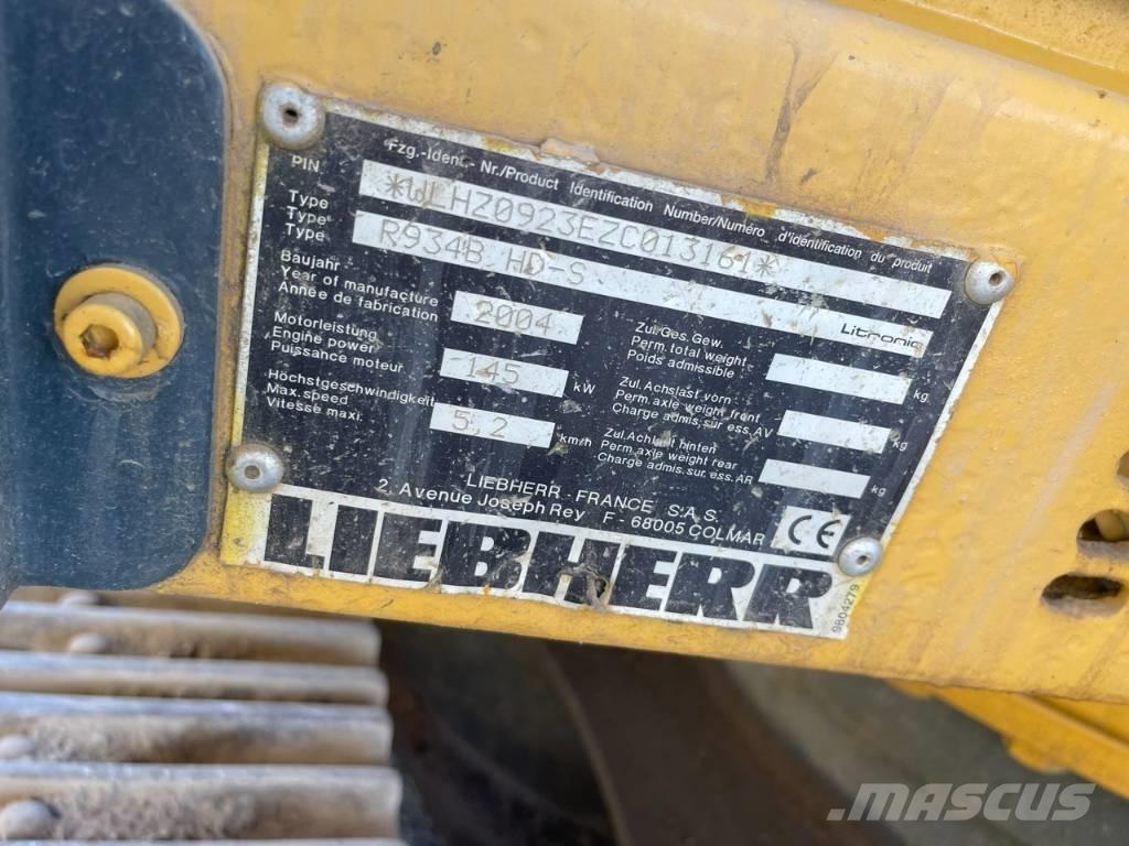 Liebherr R 934 B Гусеничные экскаваторы