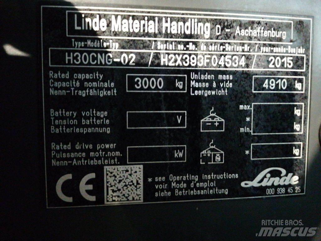 Linde H30TCNG-02 Газовые погрузчики