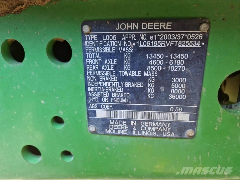 John Deere 6195R Трактора