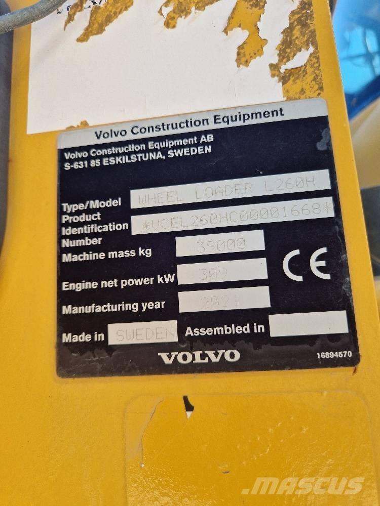 Volvo L 260 H Фронтальные погрузчики