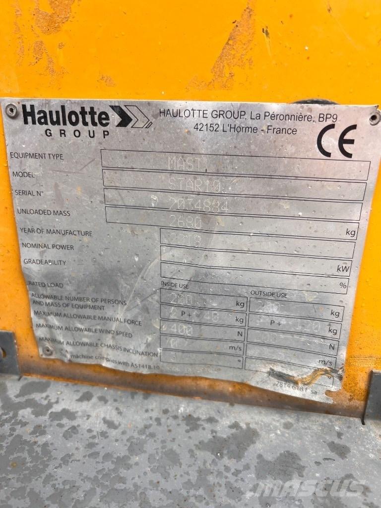 Haulotte Star 10 Телескопические подъемники